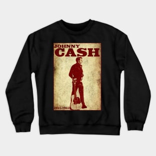 Johnny Cash Vintage Post Crewneck Sweatshirt